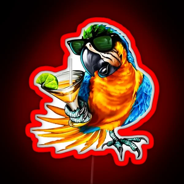 Carrot Bird Jimmy RGB Neon Sign