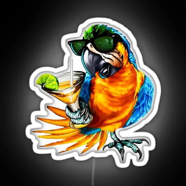 Carrot Bird Jimmy RGB Neon Sign