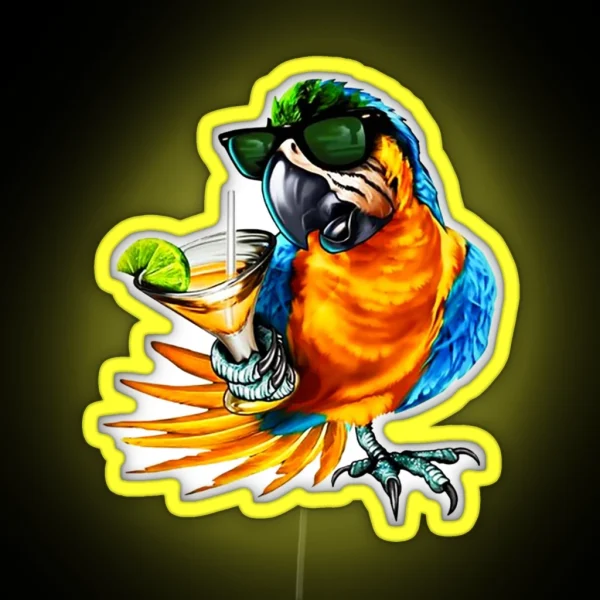 Carrot Bird Jimmy RGB Neon Sign