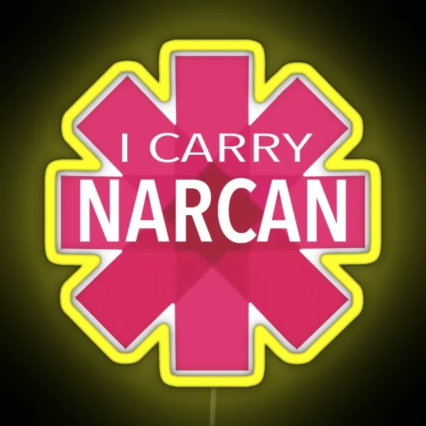 Carry NARCAN Save A Life RGB Neon Sign