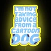 Customizable RGB LED neon pet dog novelty decorative room lighting