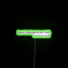 Vibrant Casablanca-themed LED light decoration with customizable multicolor options available