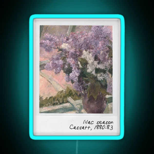 Cassatt Lilac Season RGB Neon Sign