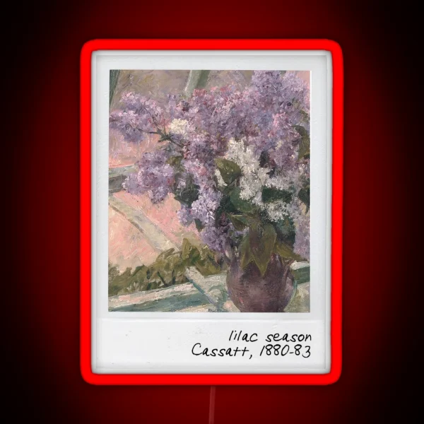 Cassatt Lilac Season RGB Neon Sign