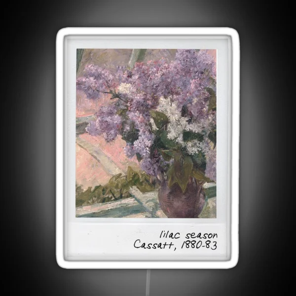 Cassatt Lilac Season RGB Neon Sign