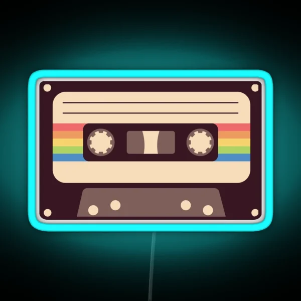 Cassette RGB Neon Sign