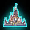 Colorful medieval fantasy-inspired illuminated sign for any room interior ambiance.