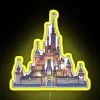 Vibrant LED Castle Sign with Programmable RGB Color Changing Lights