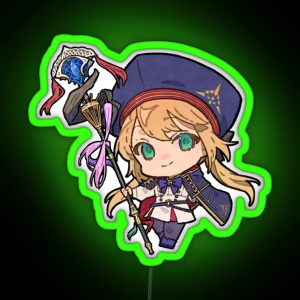 Castoria Fgo Chibi RGB Neon Sign
