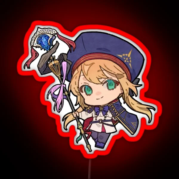 Castoria Fgo Chibi RGB Neon Sign