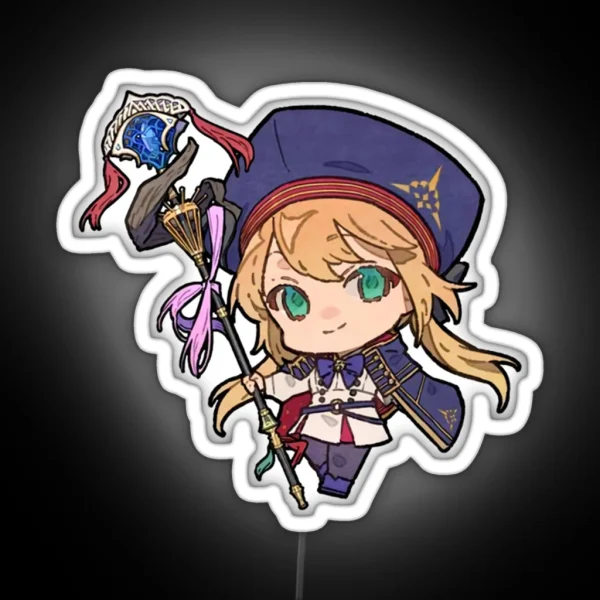 Castoria Fgo Chibi RGB Neon Sign