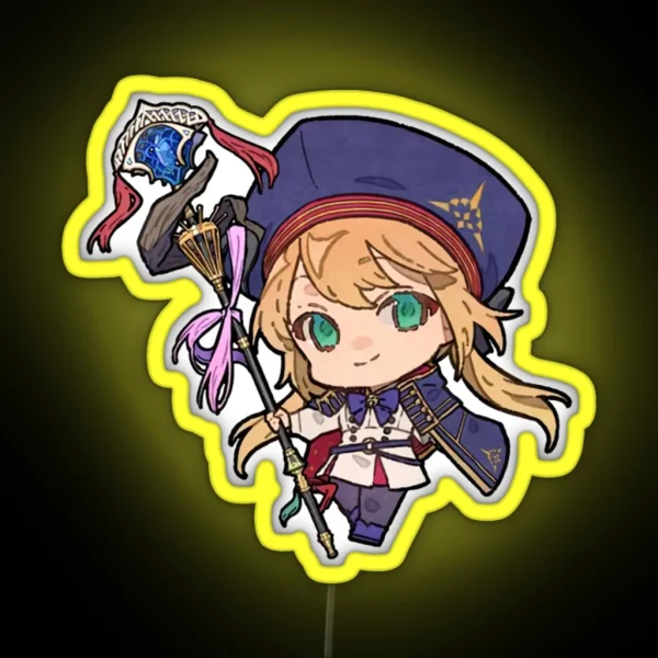 Castoria Fgo Chibi RGB Neon Sign