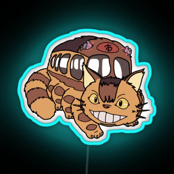 Cat Bus RGB Neon Sign