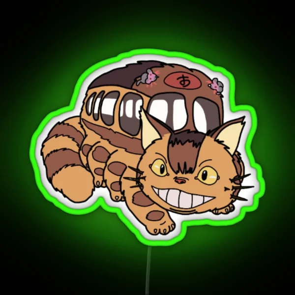 Cat Bus RGB Neon Sign