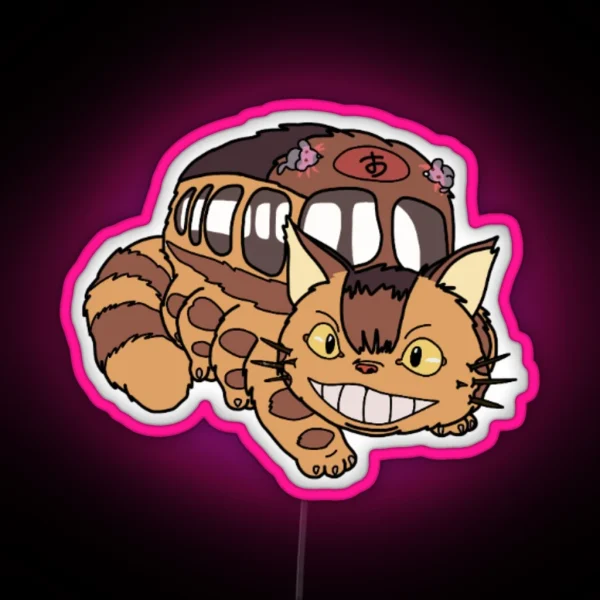 Cat Bus RGB Neon Sign