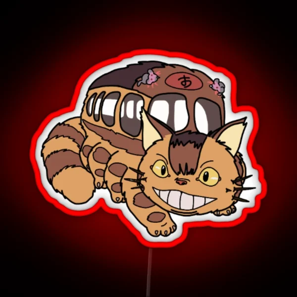 Cat Bus RGB Neon Sign