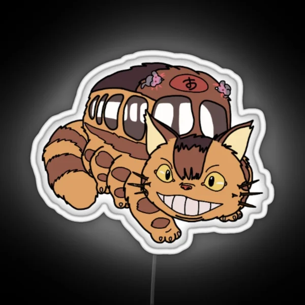 Cat Bus RGB Neon Sign