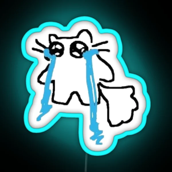Cat Cri RGB Neon Sign