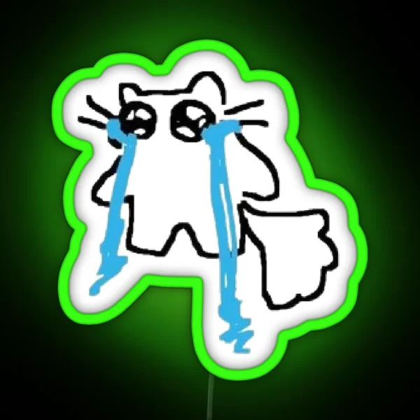 Cat Cri RGB Neon Sign