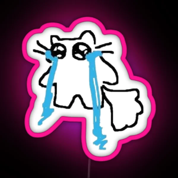 Cat Cri RGB Neon Sign