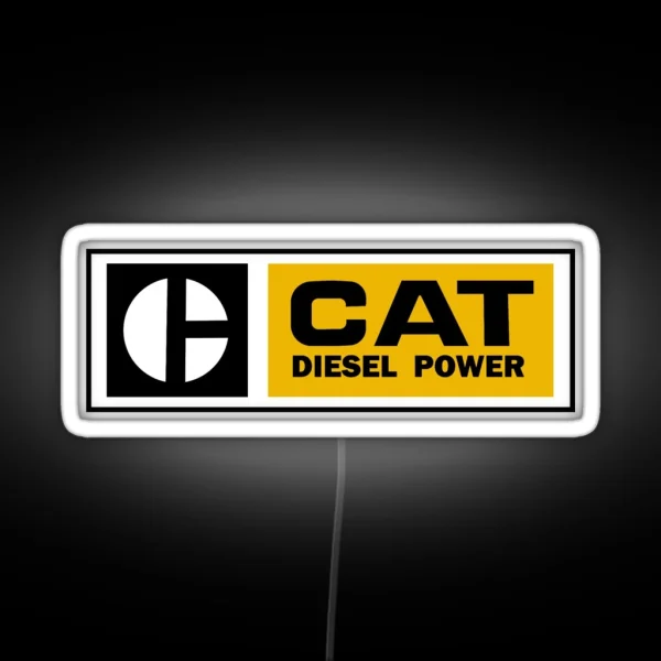 CAT Diesel Power RGB Neon Sign