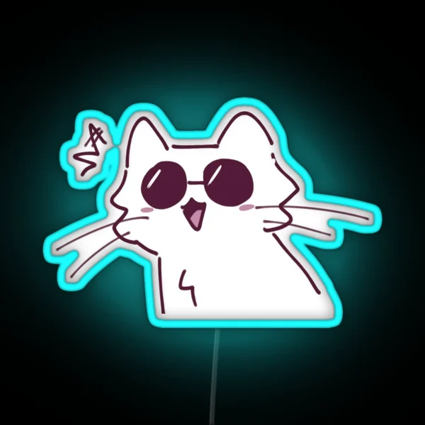 Cat Gojo RGB Neon Sign