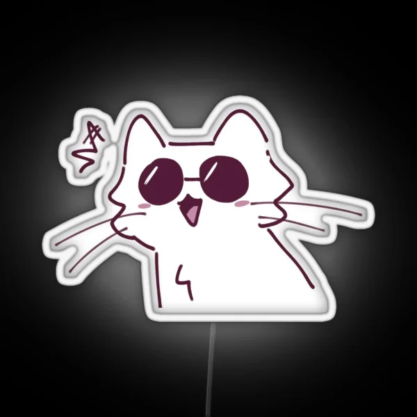 Cat Gojo RGB Neon Sign