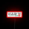 Whimsical Cat in the Hat Live Action RGB Neon Light Sign