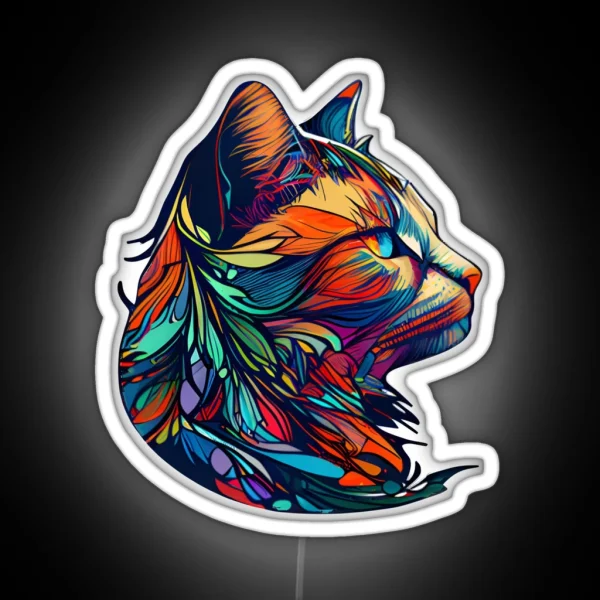 Cat Led RGB Neon Sign