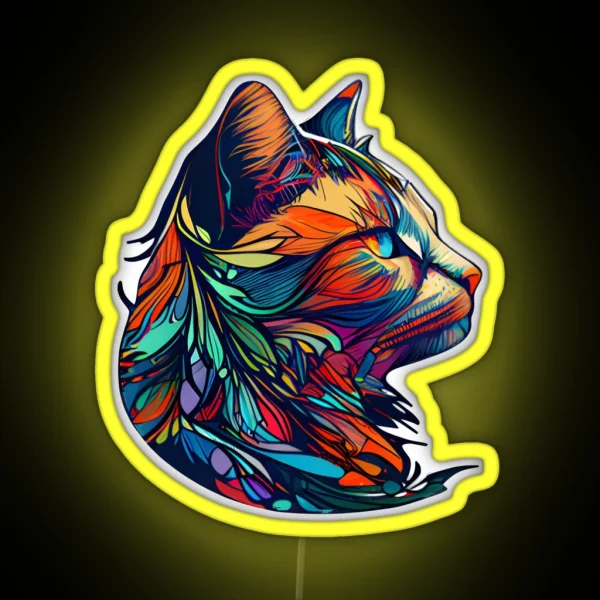 Cat Led RGB Neon Sign