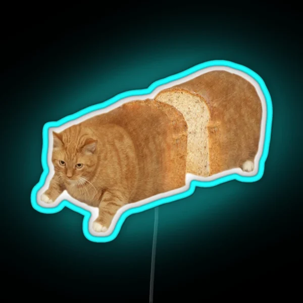 Cat Loaf RGB Neon Sign
