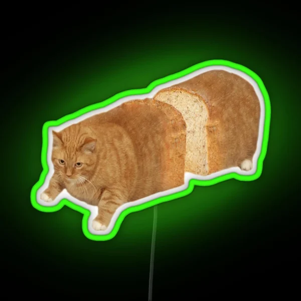 Cat Loaf RGB Neon Sign