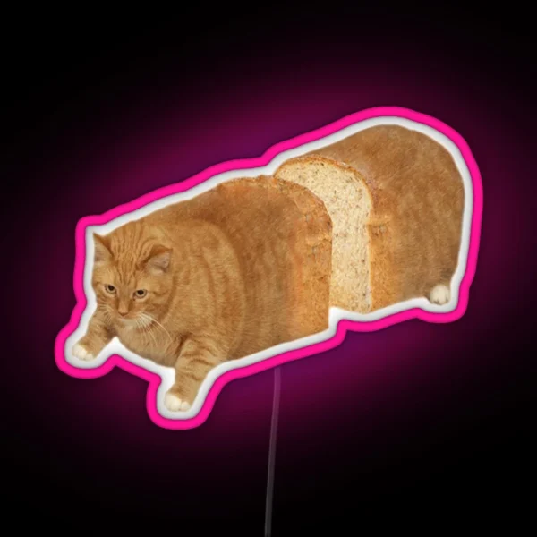 Cat Loaf RGB Neon Sign
