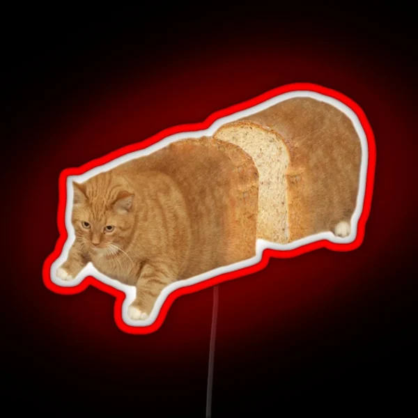 Cat Loaf RGB Neon Sign