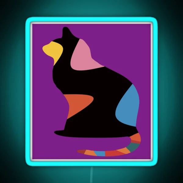 Cat Miaw Lovers RGB Neon Sign