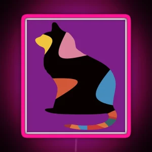 Cat Miaw Lovers RGB Neon Sign