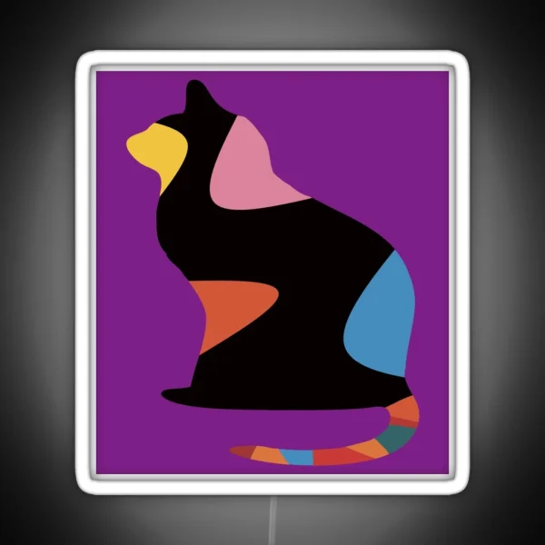 Cat Miaw Lovers RGB Neon Sign