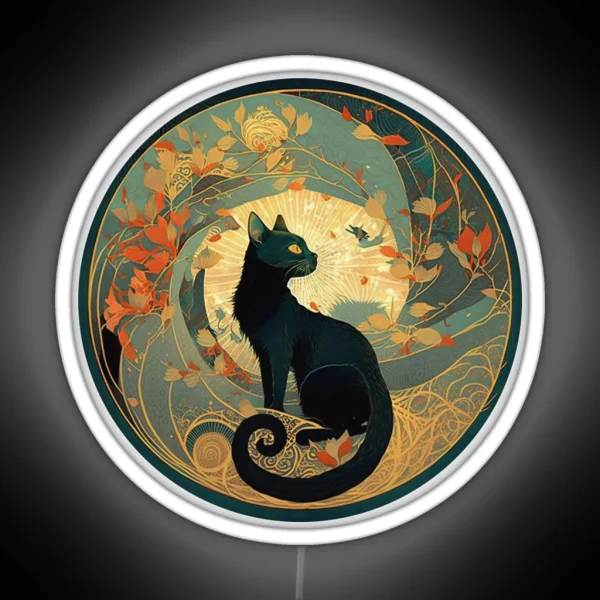 Cat Noir 733 Black Cat RGB Neon Sign
