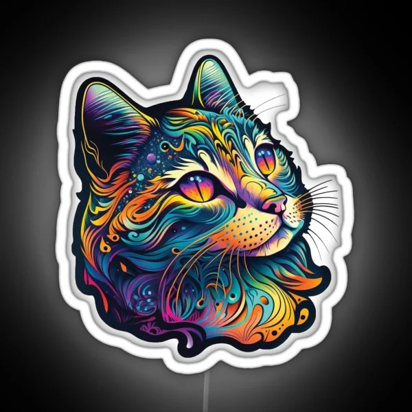Cat RGB Neon Sign