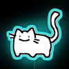 Glowing Feline Nights - Vibrant Cat Neon Sign Decoration