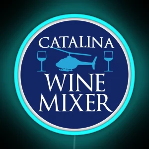 Catalina Wine Mixer RGB Neon Sign