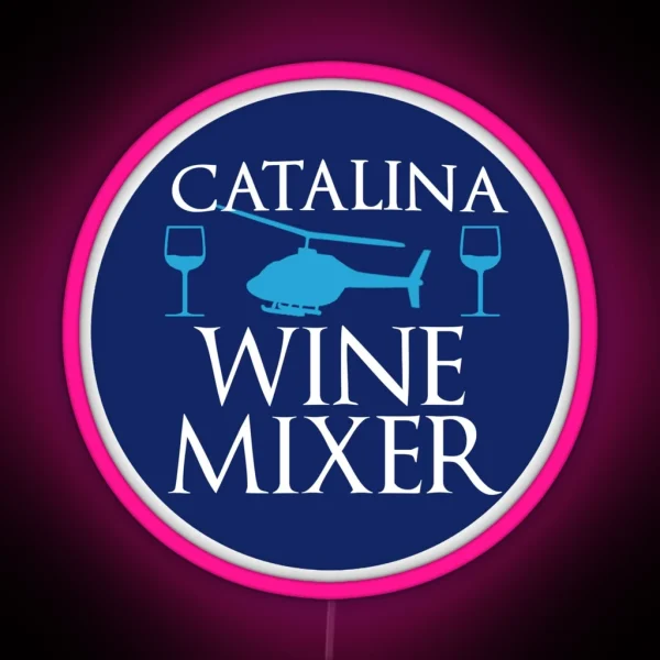 Catalina Wine Mixer RGB Neon Sign