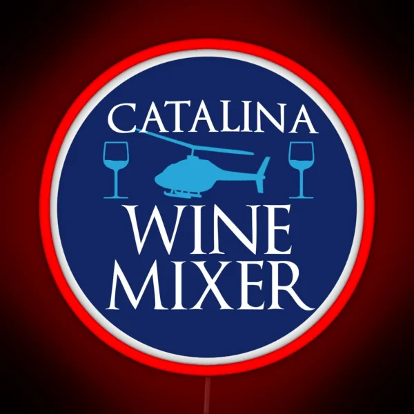 Catalina Wine Mixer RGB Neon Sign