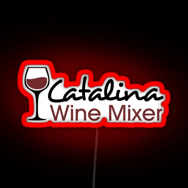 Catalina Wine Mixer RGB Neon Sign