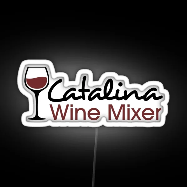 Catalina Wine Mixer RGB Neon Sign