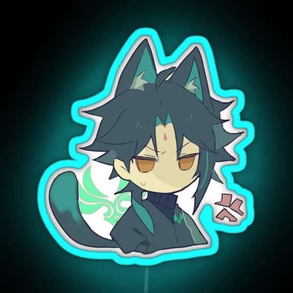 Catboy Xiao RGB Neon Sign