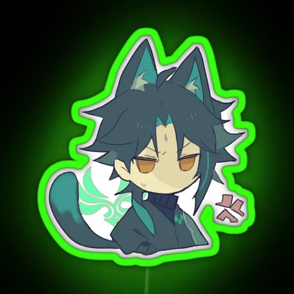 Catboy Xiao RGB Neon Sign