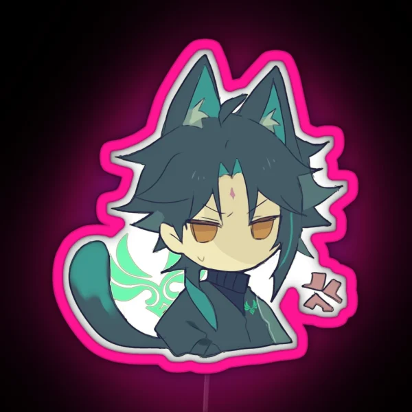 Catboy Xiao RGB Neon Sign