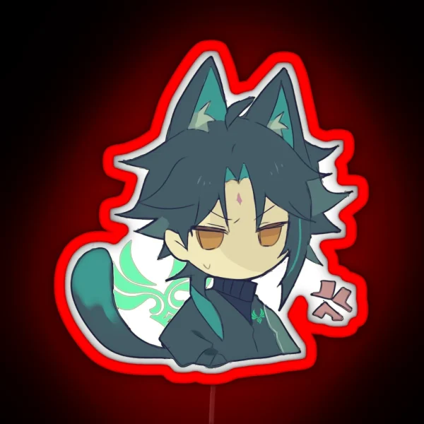Catboy Xiao RGB Neon Sign