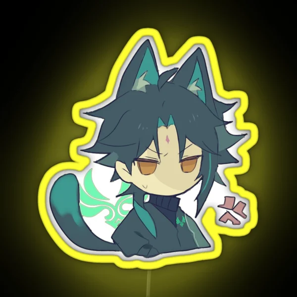 Catboy Xiao RGB Neon Sign